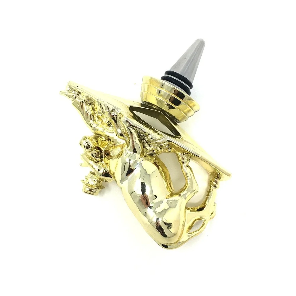 Handmade Bottle Stopper made from Repurposed Bull Dogger Trophy